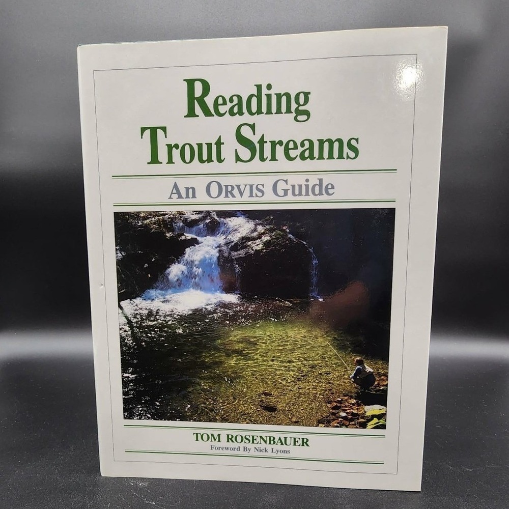 Reading Trout Streams An Orvis Guide Hardcover Book New Old Stock Tom Rosenbauer